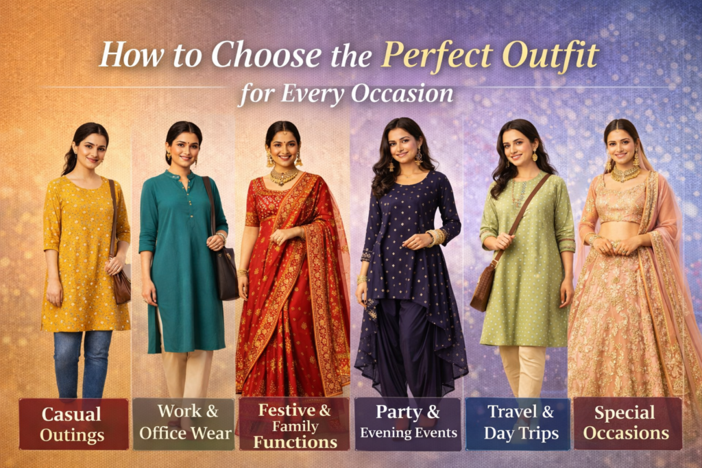 choosing outfits for every occasion