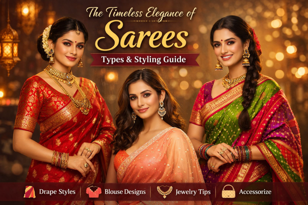 elegance in saree styling