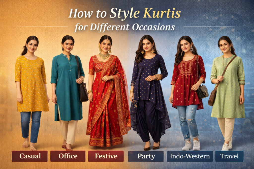how to style kurtis for any occasion